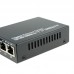 Single Fiber Gigabit Ethernet WDM / BiDi Fiber Media Converter, 1-port Fiber & 2-port RJ45, Tx:1550nm/Rx:1490nm, Singlemode, 80km