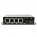 Single Fiber Gigabit Ethernet WDM / BiDi Fiber Media Converter, 1-port Fiber & 4-port RJ45, Tx:1550nm/Rx:1310nm, Singlemode, 40km