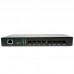 8-port GE SFP & 1-port 10/100/1000Base-T RJ45 Gigabit Ethernet Switch / SFP Media Converter