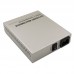Managed 1-port GE SFP & 1-port 10/100/1000Base-T RJ45 Gigabit Ethernet Standalone SFP Media Converter, Built-in Power Supply