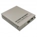 Managed 1-port GE SFP & 1-port 10/100/1000Base-T RJ45 Gigabit Ethernet Standalone SFP Media Converter, Built-in Power Supply