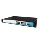 2-port GE SFP & 16-port 10/100/1000Base-T RJ45 Gigabit Ethernet SFP PoE Media Converter