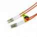 Custom OM2 50/125 Multimode Duplex Armored Fiber Patch Cable