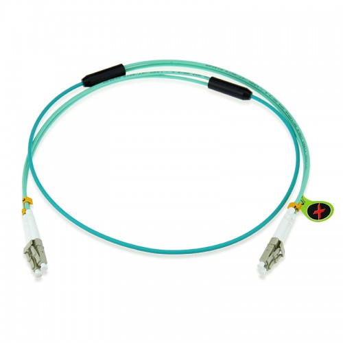 Custom OM3 10G 50/125 Multimode Duplex Armored Fiber Patch Cable