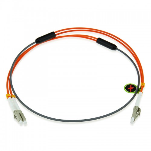 Custom OM4 40G 50/125 Multimode Duplex Armored Fiber Patch Cable