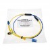 Custom OS1 9/125 Singlemode Duplex Armored Fiber Patch Cable