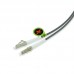 Custom OM4 40G 50/125 Multimode Simplex Armored Fiber Patch Cable