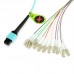 12 Fiber Multimode OM4 MPO Harness Fanout Breakout Cable