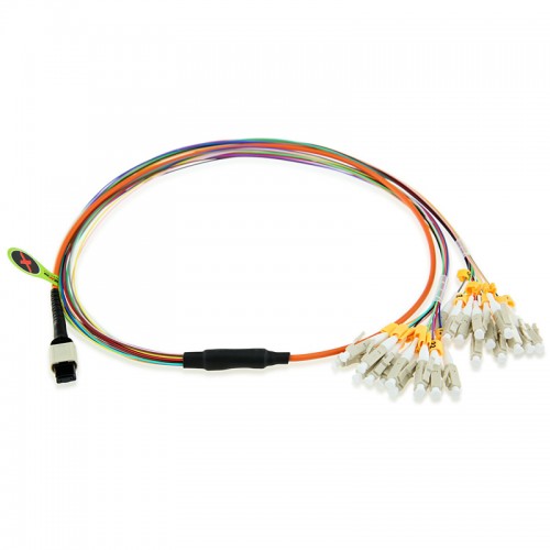 24 Fiber Multimode OM1 MPO Harness Fanout Breakout Cable