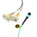 24 Fiber Multimode OM3 MPO Harness Fanout Breakout Cable