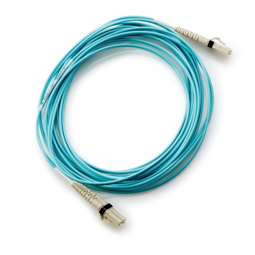 HP Compatible AJ833A LC to LC Multi-mode OM3 2-Fiber 0.5m 1-Pack Fiber Optic Cable, 491023-001