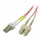 HP 221691-B21 2 meter LC Duplex to SC Duplex 62.5 µm Multimode (OM1) Jumper Cable, 263894-002