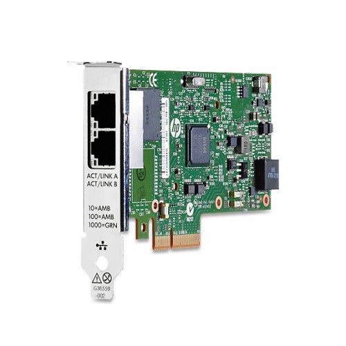 HP 361T PCIE DUAL PORT GIGABIT NIC, 713029-001