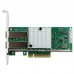 New Intel E10G42BTDA, Intel Ethernet Converged Network Adapter X520-DA2, Intel 82599ES Controller, 10 GbE, Dual Port, SFP+ DAC