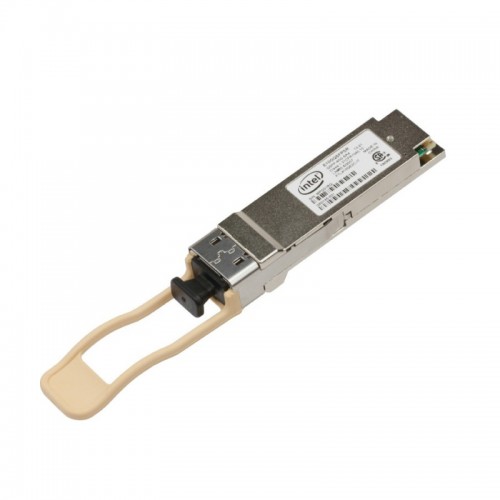 New Intel Original E40GQSFPSR, Ethernet QSFP+ Optics, 40GBASE-SR4, 40Gb/s, MPO12, 150m over MMF OM4