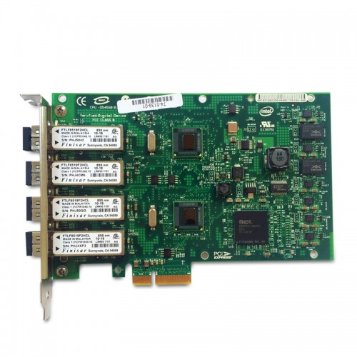 New Intel EXPI9404PF, Intel PRO/1000 PF Quad Port Server Adapter, LC, 1000BASE-SX multimode, PCIe, 82571GB