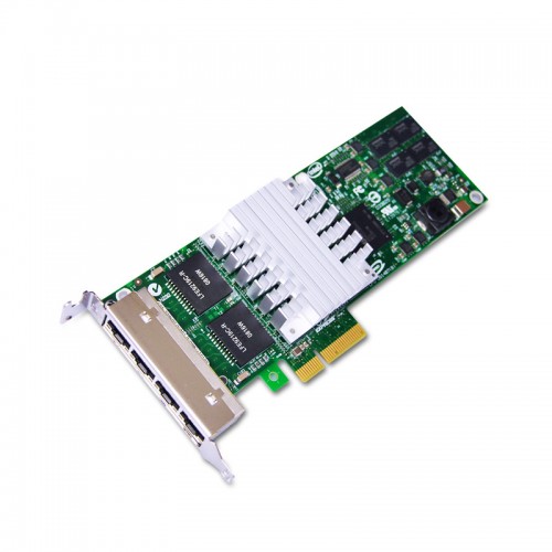 New Intel EXPI9404PTL, Intel PRO/1000 PT Low Profile Quad Port Server Adapter, RJ45, 10/100/1000, PCIe, 82571GB