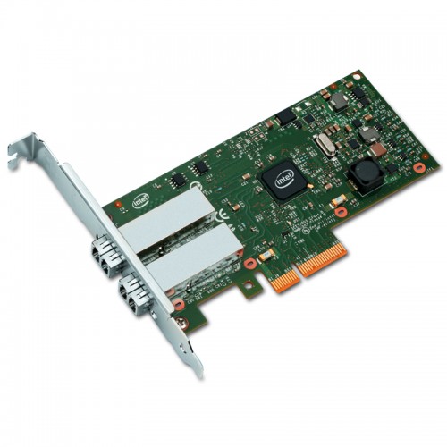 New Intel I350F2, Intel Ethernet Server Adapter I350-F2, Intel I350 Controller, Gigabit Ethernet, Dual Port, LC MMF