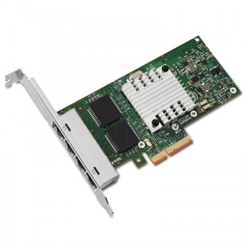 New Intel I350T4V2, Intel Ethernet Server Adapter I350-T4, Intel I350 Controller, Gigabit Ethernet, Quad Port, RJ45 Copper