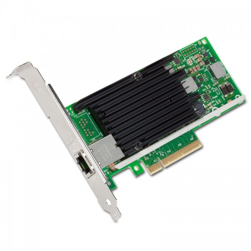 New Intel X540T1, Intel Ethernet Converged Network Adapter X540-T1, Intel X540 Controller, 10 GbE, Single Port, RJ45 Copper