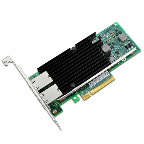 New Intel X540T2, Intel Ethernet Converged Network Adapter X540-T2, Intel X540 Controller, 10 GbE, Dual Port, RJ45 Copper