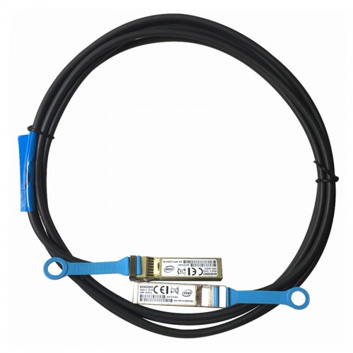 New Intel Original XDACBL3M, Ethernet SFP+ Twinaxial Passive Direct Attach Copper Cable, 3 meter, 24AWG