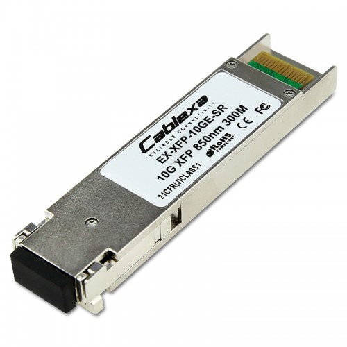 Juniper Compatible EX-XFP-10GE-SR, XFP 10GBASE-SR, LC connector, 850nm, 300m reach on 50 microns multimode fiber, 33m on 62.5 microns multimode fiber