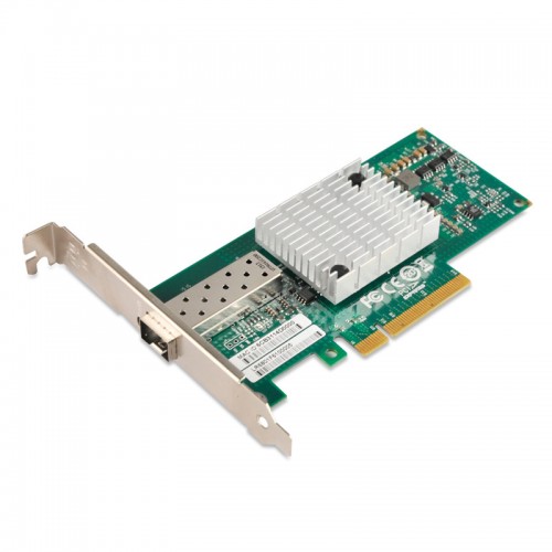 PCIe x8 10G Ethernet Fiber NIC, Mellanox ConnectX-3 Chipset 10GBase-SR/LR Server Network Adapter, Single SFP+ Port