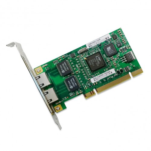 PCI Gigabit Ethernet Dual RJ45 Port Network Interface Card, Intel 82546 Chipset Desktop Network Adapter