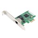PCIe Gigabit Ethernet Single RJ45 Port Network Interface Card, PCI Express x1 Broadcom BCM5751 Chipset Desktop Network Adapter
