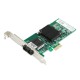 PCIe Gigabit Ethernet Fiber Network Interface Card, PCI Express x1 Intel 82576 Chipset 1000Base-SX MM Fiber NIC, Single SC Port