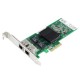 PCIe Gigabit Ethernet Dual RJ45 Port Network Interface Card, PCI Express x4 Intel 82575 Chipset Server Network Adapter