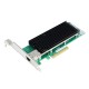 PCIe 10 Gigabit Ethernet Single RJ45 Port Network Interface Card, PCI Express x8 Intel X540 Chipset Server Network Adapter