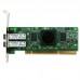 New Original QLogic 4Gbps dual-port Fibre Channel to PCI-X 2.0 266 MHz adapter, multi-mode optic.