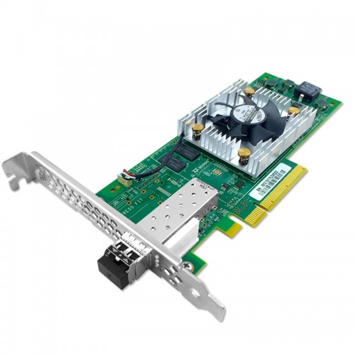 New Original QLogic 16Gbps Single-Port Fibre Channel Host Bus Adapter, PCIe Gen3 x4, SR LC Multi-Mode Optic