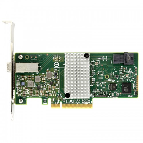 LSI SAS 9300-4i4e PCI Express to 4-port int and 4-port ext 12Gb/s SAS+SATA Host Bus Adapter, H5-25515-00