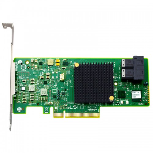 LSI SAS 9300-8i PCI Express to 8-port internal 12Gb/s SAS+SATA Host Bus Adapter