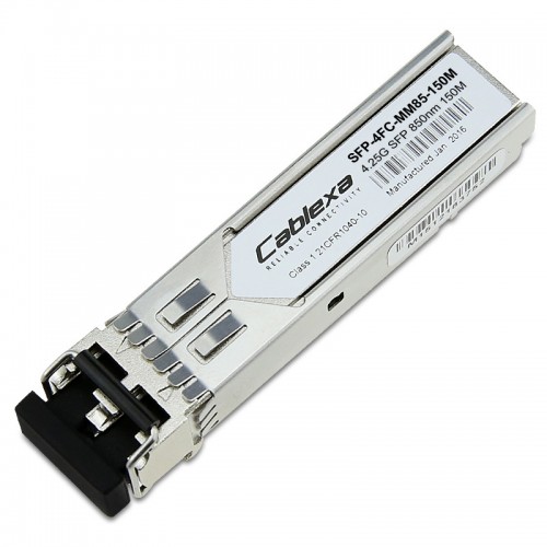 Cablexa SFP, 4.25Gb/s, 4FC/2FC/FC, MMF, 850nm, Duplex LC, 150M Transceiver Module