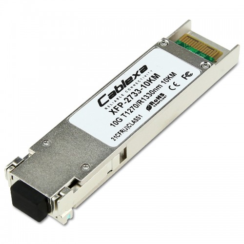 Cablexa XFP, 10Gb/s, BiDi, 10GBase-LR, SMF, Tx1270nm/Rx1330nm, Simplex LC, 10KM Transceiver Module